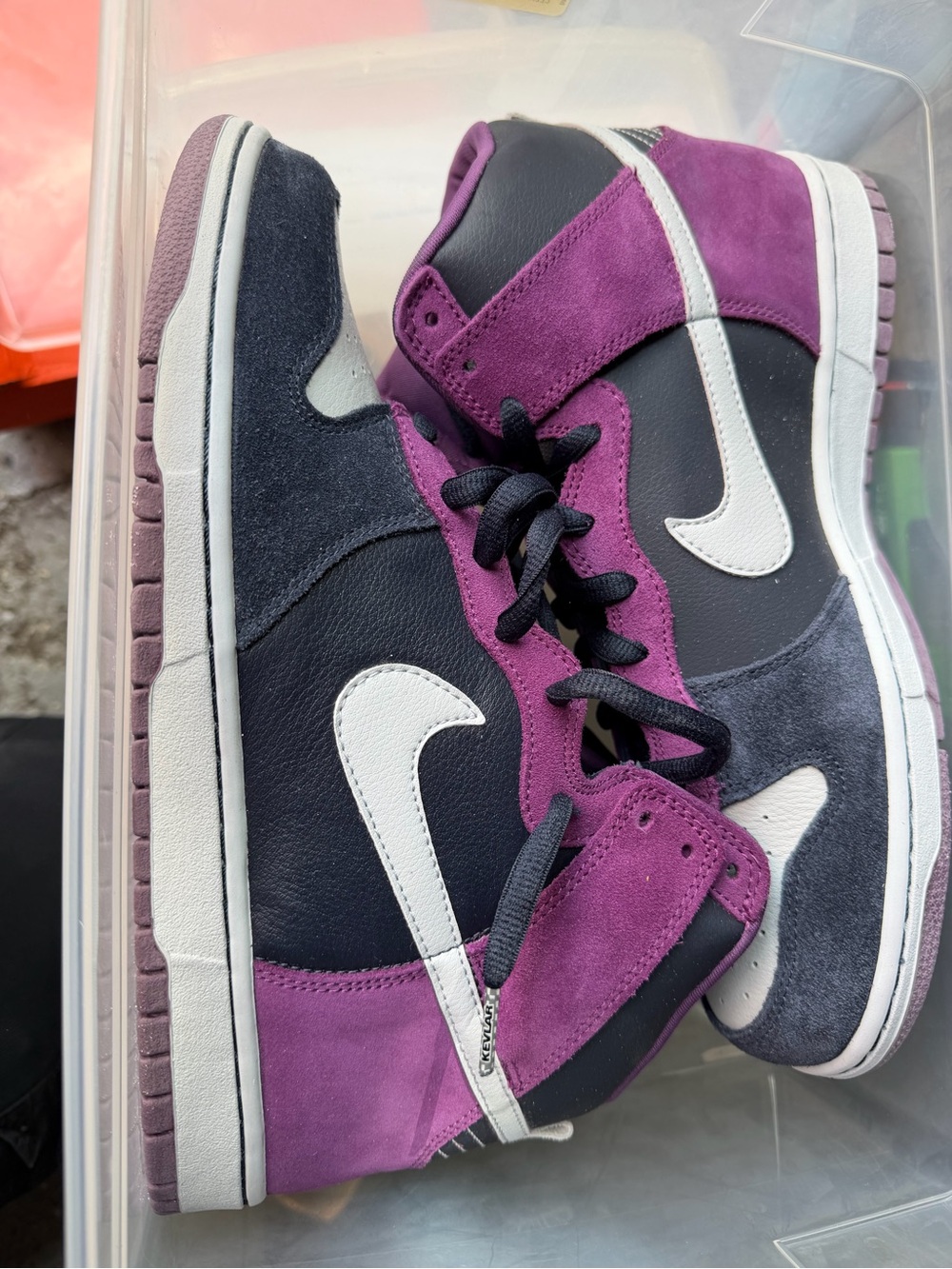 RARE 2009 Nike Dunk High Premium DJ Clark Kent East 317891-051 Size 10